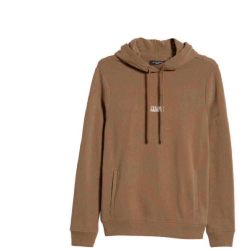 ALLSAINTS brown hoodie. NEW with tags